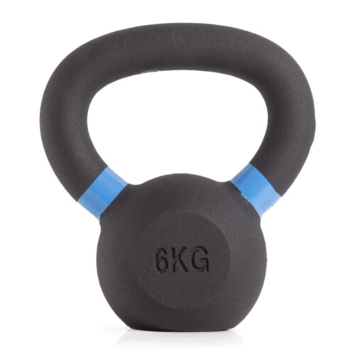 Гиря чугунная с цветным кольцом 6 кг (модель: К-3) VictoryFit VF-KCR060
