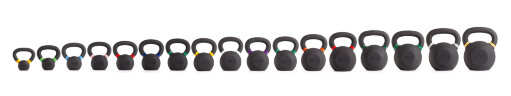 Гиря чугунная с цветным кольцом 6 кг (модель: К-3) VictoryFit VF-KCR060