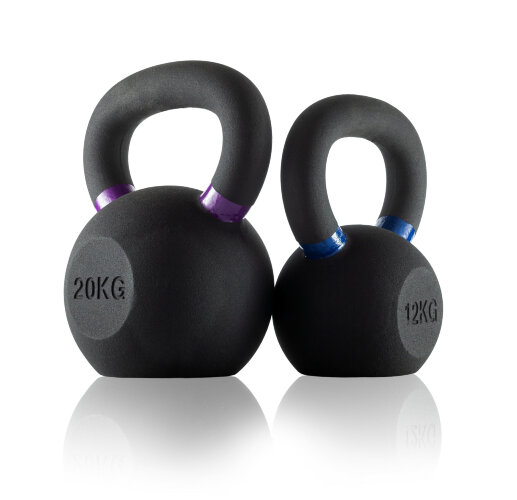 Гиря чугунная с цветным кольцом 40 кг (модель: К-3) VictoryFit VF-KCR400