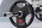 Диск 31 мм. обрезиненный с 3-мя хватами 5 кг, VictoryFit VF-S250500