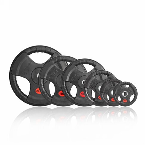 Диск 31 мм. обрезиненный с 3-мя хватами 5 кг, VictoryFit VF-S250500