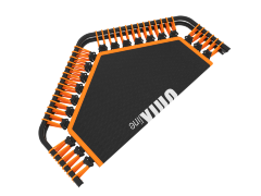 Батут спортивный UNIX Line FITNESS PRO (125 cm) Orange