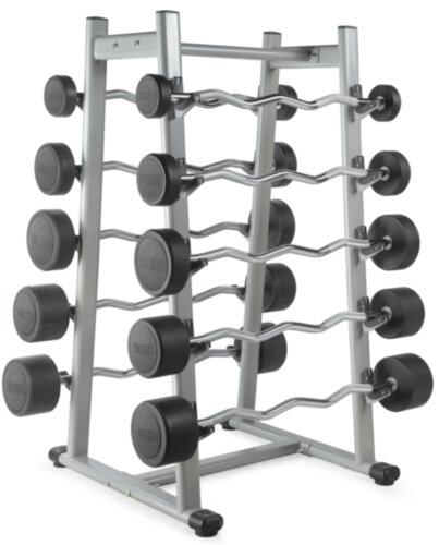 Штанга неразборная обрезиненная 45 кг. Прямой гриф. VictoryFit VF-DX4450