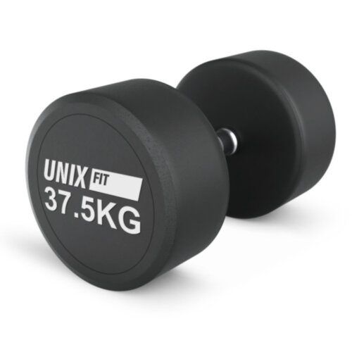 Гантель UNIX Fit PRO круглая обрезиненная 37,5 кг / шт.