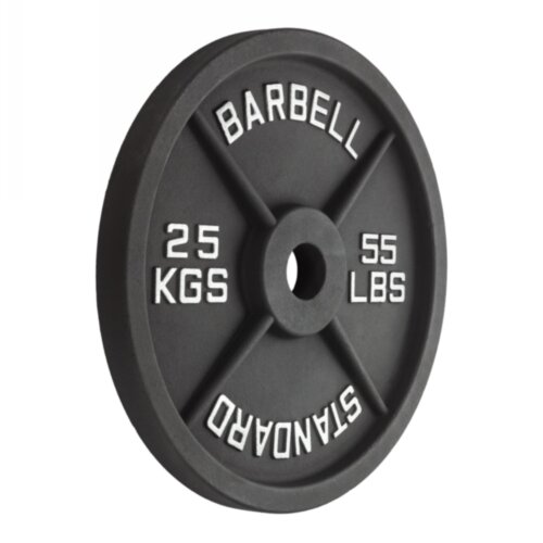 Диск 51 мм. чугунный окрашенный 25 кг, VictoryFit VF-SC512500