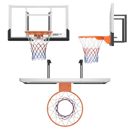 Баскетбольный щит UNIX Line B-Backboard-PC 50"x32" (140 х 80 см) R45
