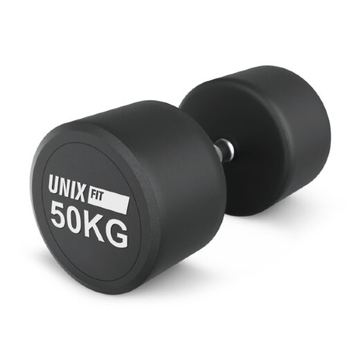 Гантель UNIX Fit PRO круглая обрезиненная 50 кг / шт.